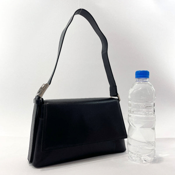 Salvatore Ferragamo Shoulder Bag AF-21 0178 Gancini leather Black Women Used