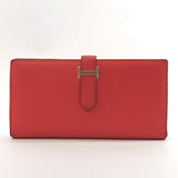 HERMES purse 039078CC Bane Souffle Shave Red Women Used - JP-BRANDS.com