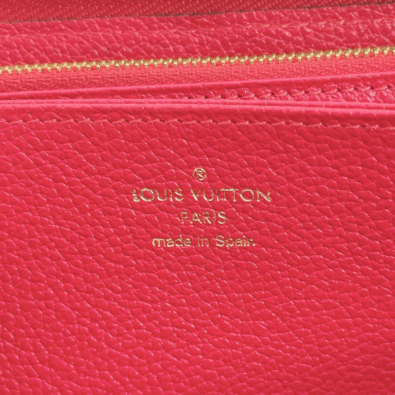 LOUIS VUITTON purse M61865 Zippy wallet Monogram unplant Monogram unplant Red Women Used - JP-BRANDS.com