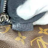 LOUIS VUITTON Tote Bag M50150 Zipped tote Taurillon Clemence/Monogram canvas Navy Brown mens Used