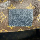 LOUIS VUITTON Tote Bag M50150 Zipped tote Taurillon Clemence/Monogram canvas Navy Brown mens Used