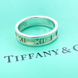 TIFFANY&Co. Ring Atlas wide Silver925 #24(JP Size) Silver mens Used