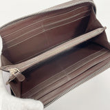 BOTTEGAVENETA purse 114076 Intrecciato Zip Around leather Brown unisex Used - JP-BRANDS.com