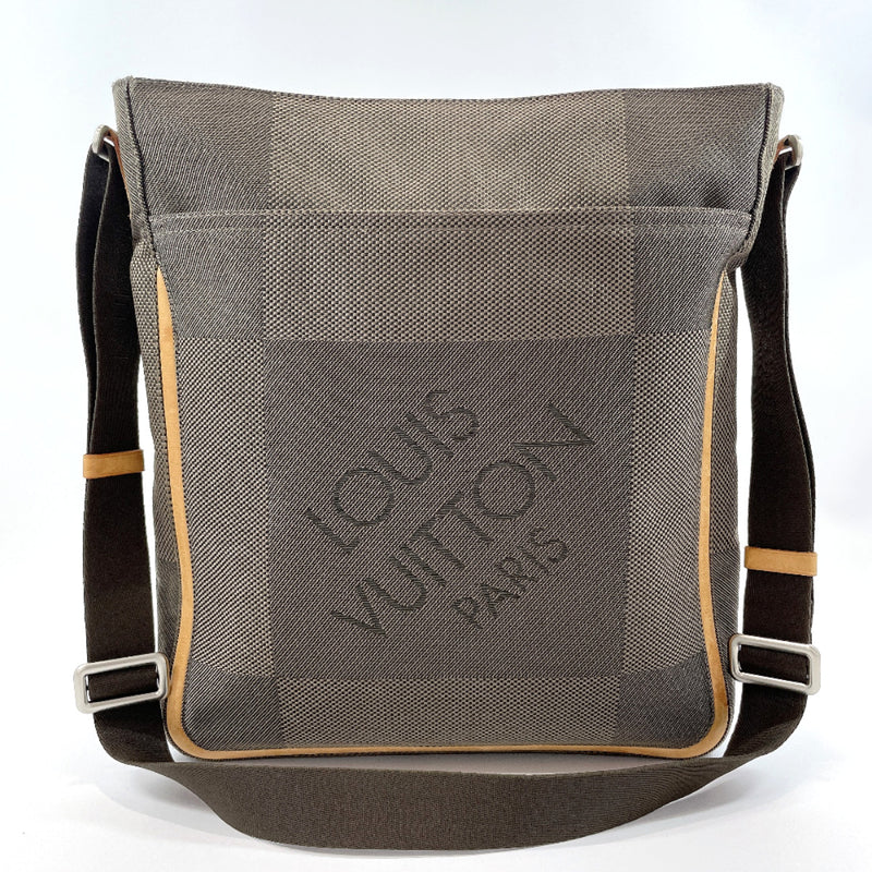 LOUIS VUITTON Shoulder Bag M93046 Compignon Damier Jean Canvas khaki khaki mens Used