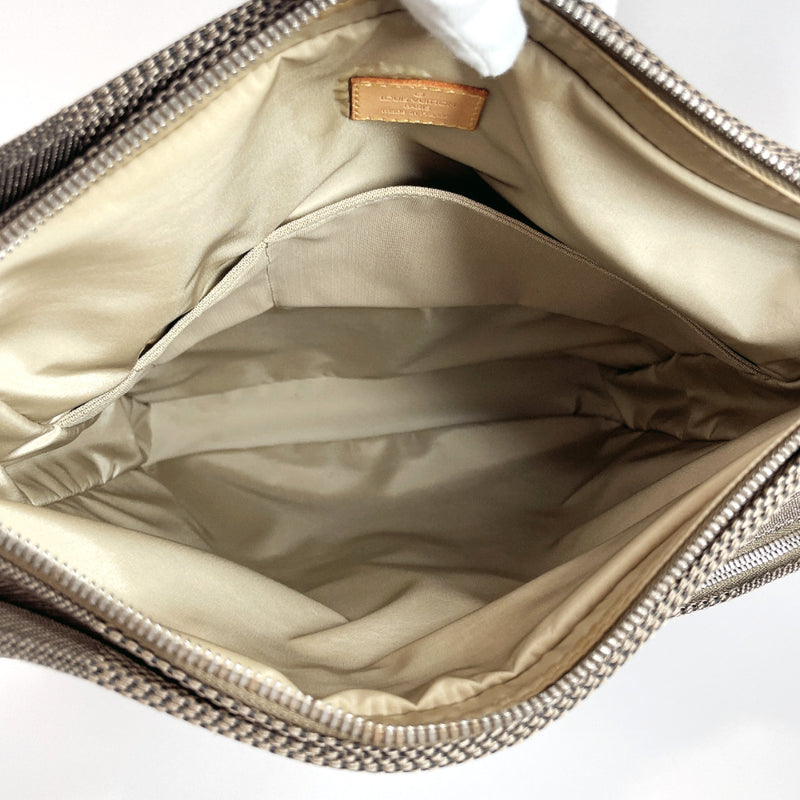 Louis Vuitton Pochette Round Beige Denim - Jeans Shoulder Bag (Pre-Own