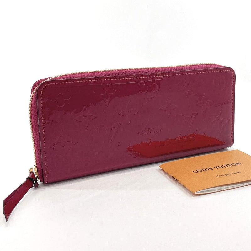 LOUIS VUITTON purse M90972 Portefeiulle Clement Monogram Vernis pink pink Women Used - JP-BRANDS.com