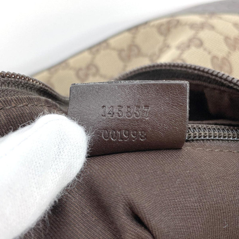 Gucci Brown/Beige GG Supreme Canvas and Leather Limited Edition