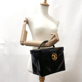 CHANEL Handbag Vanity bag Patent leather Black Women Used - JP-BRANDS.com