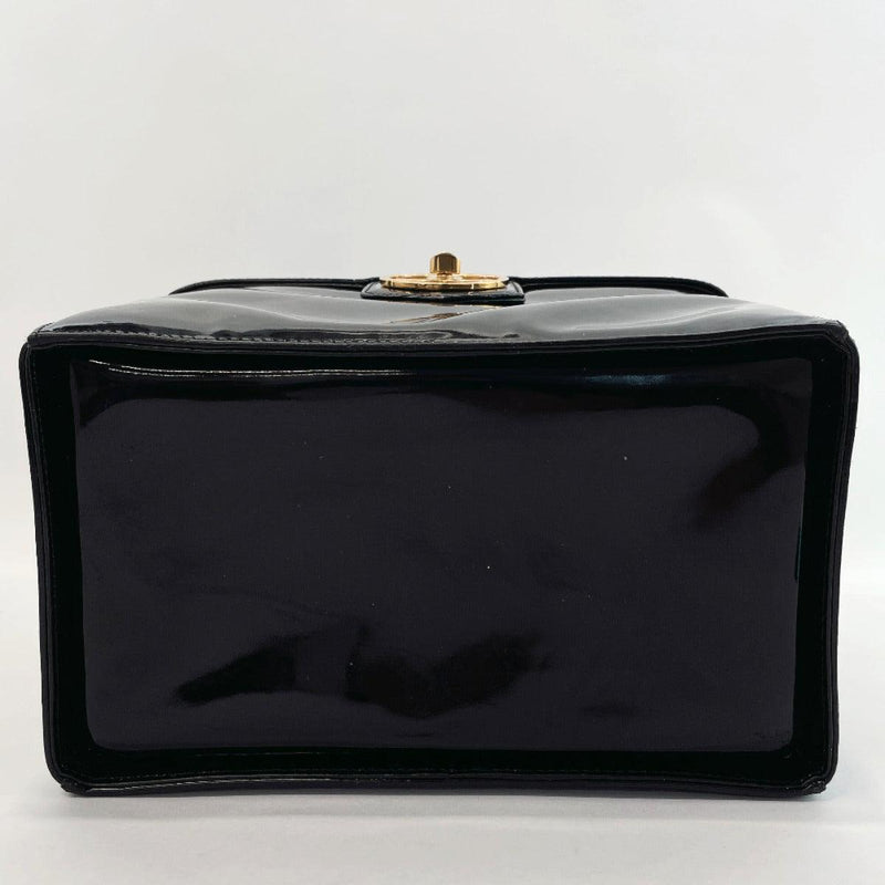 CHANEL Handbag Vanity bag Patent leather Black Women Used - JP-BRANDS.com