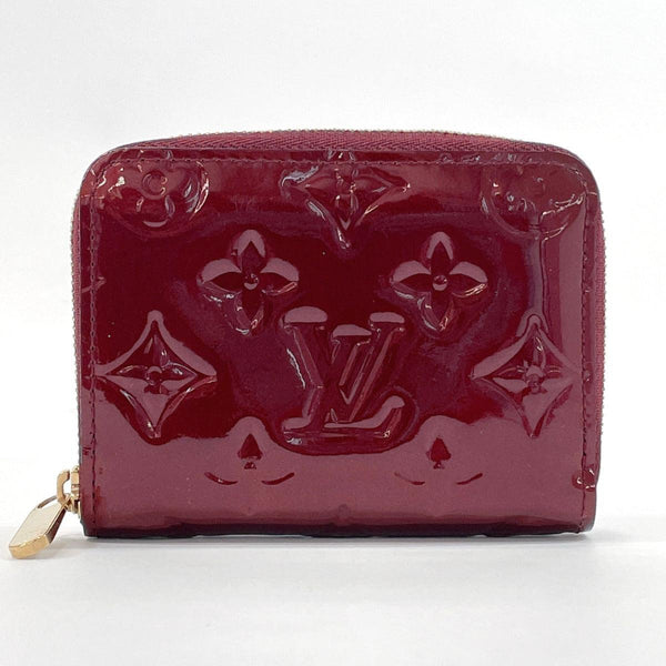 LOUIS VUITTON coin purse M91534 Zippy coin purse Monogram Vernis Bordeaux Bordeaux Women Used - JP-BRANDS.com