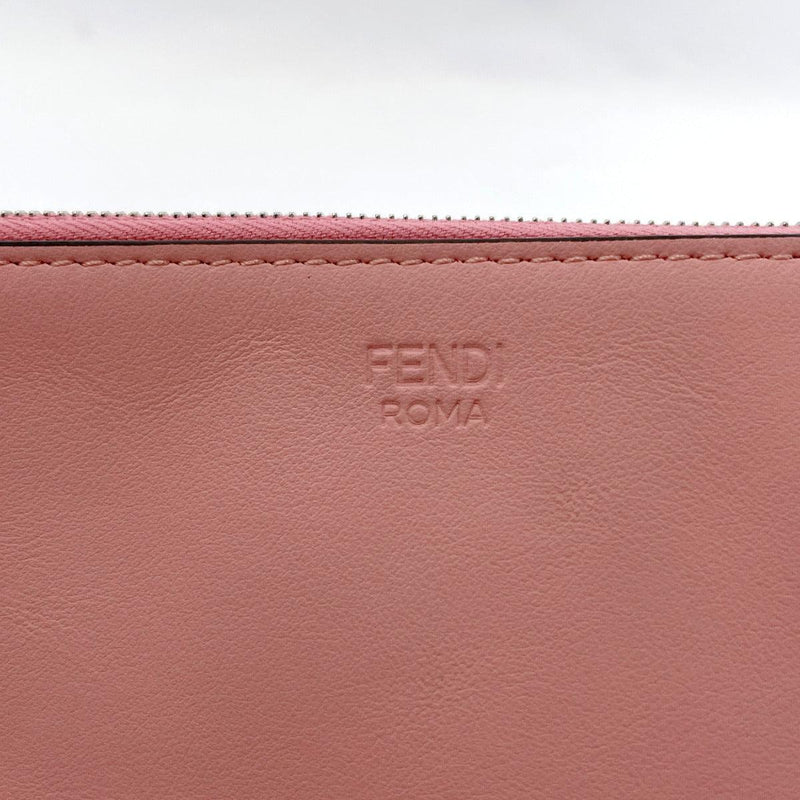 FENDI Pouch 8BS007 21H Triplet leather pink Women Used - JP-BRANDS.com