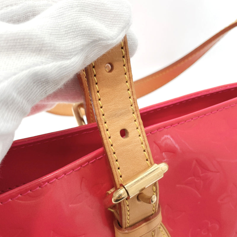 Louis Vuitton Red Vernis Brentwood Leather Patent leather ref