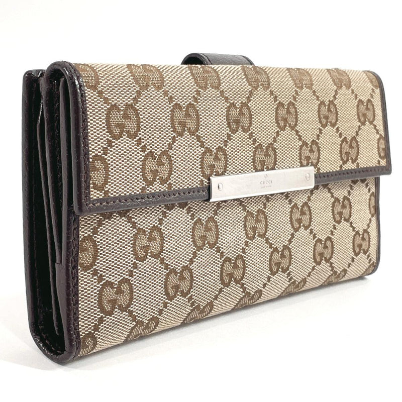 GUCCI purse 112715 Double Sided GG canvas/leather beige beige Women Used - JP-BRANDS.com