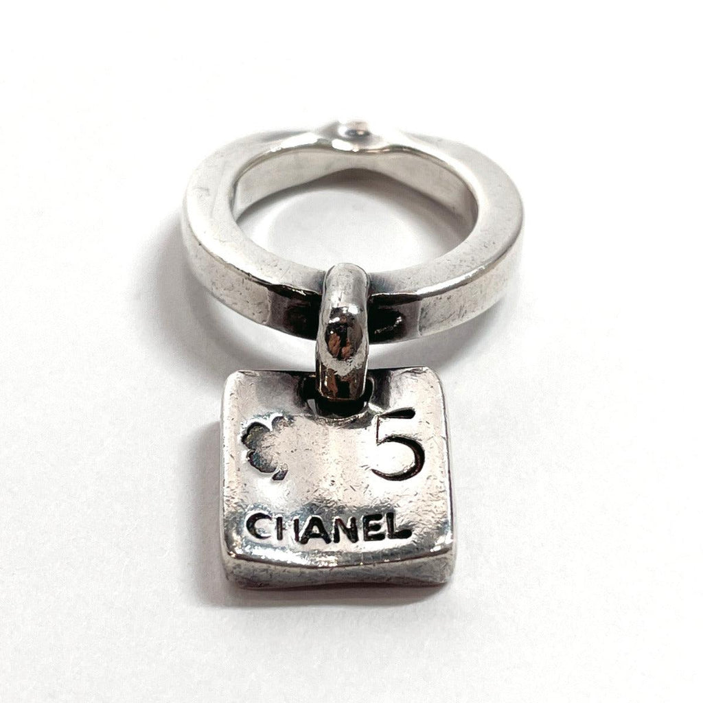 CHANEL Ring Camellia / No5 / Clover Ring metal #8(JP Size) Silver Wome –
