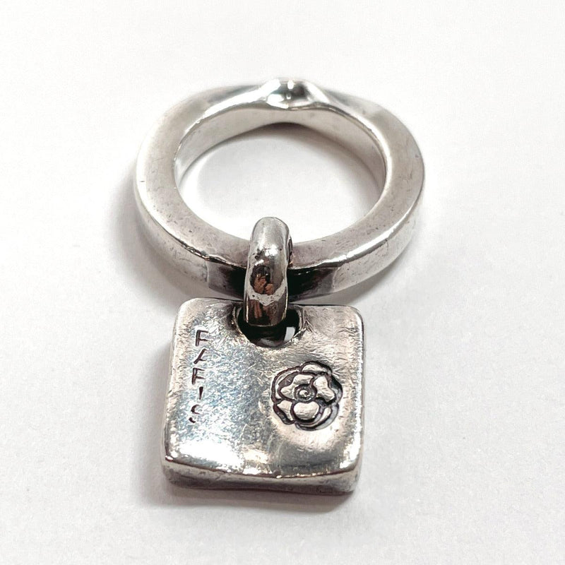 CHANEL Ring Camellia / No5 / Clover Ring metal #8(JP Size) Silver Women Used - JP-BRANDS.com