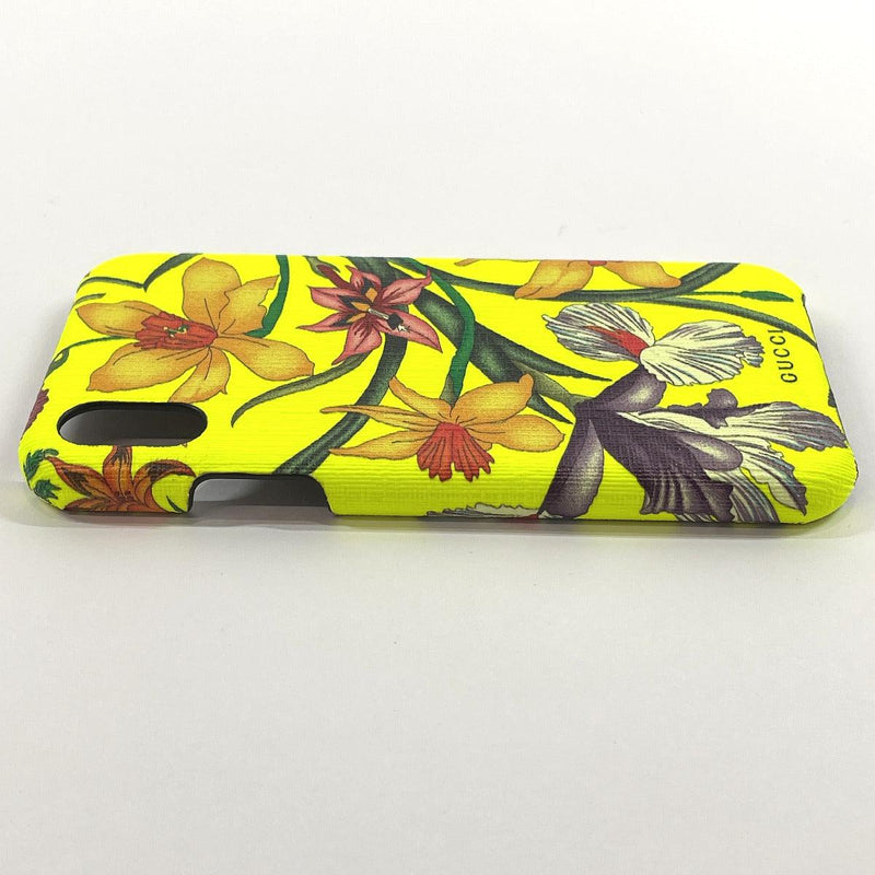 GUCCI Other accessories 550800 iPhone X, Xs case Floral Platstick yellow yellow Women New - JP-BRANDS.com