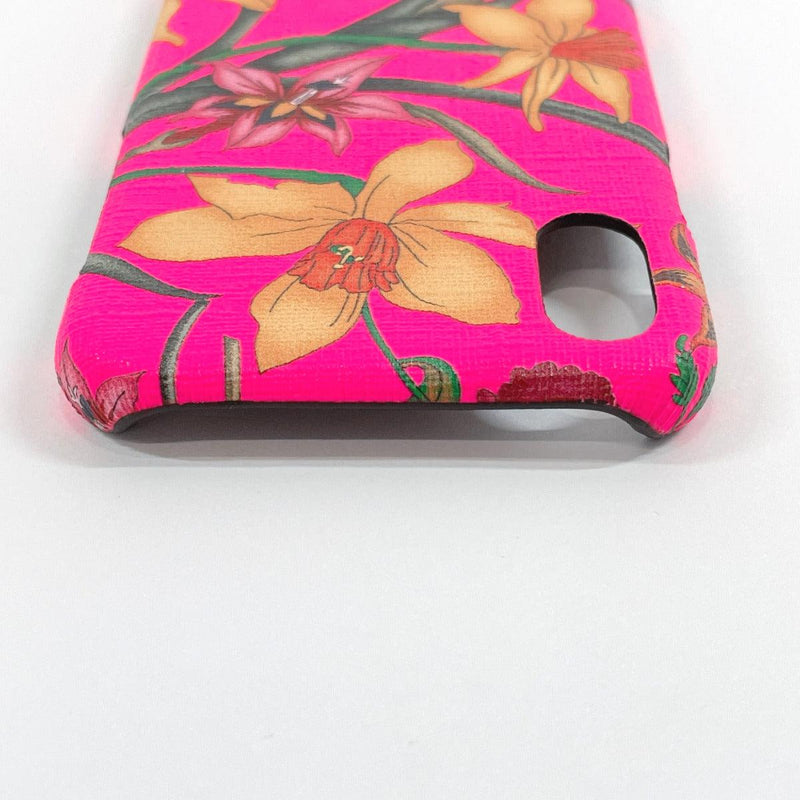 GUCCI Other accessories 550800 iPhone X, Xs case Floral Platstick pink pink Women New - JP-BRANDS.com