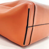 LOEWE Tote Bag Flamenco knot large leather Orange Women Used - JP-BRANDS.com