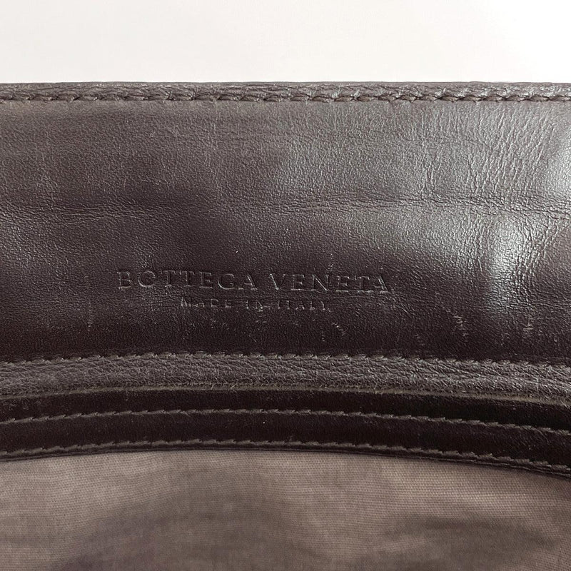 BOTTEGAVENETA Briefcase Intrecciato leather Dark brown mens Used - JP-BRANDS.com