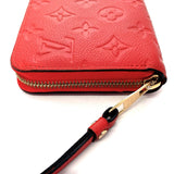 LOUIS VUITTON purse M60737 Zippy wallet Monogram unplant Red Women Used - JP-BRANDS.com