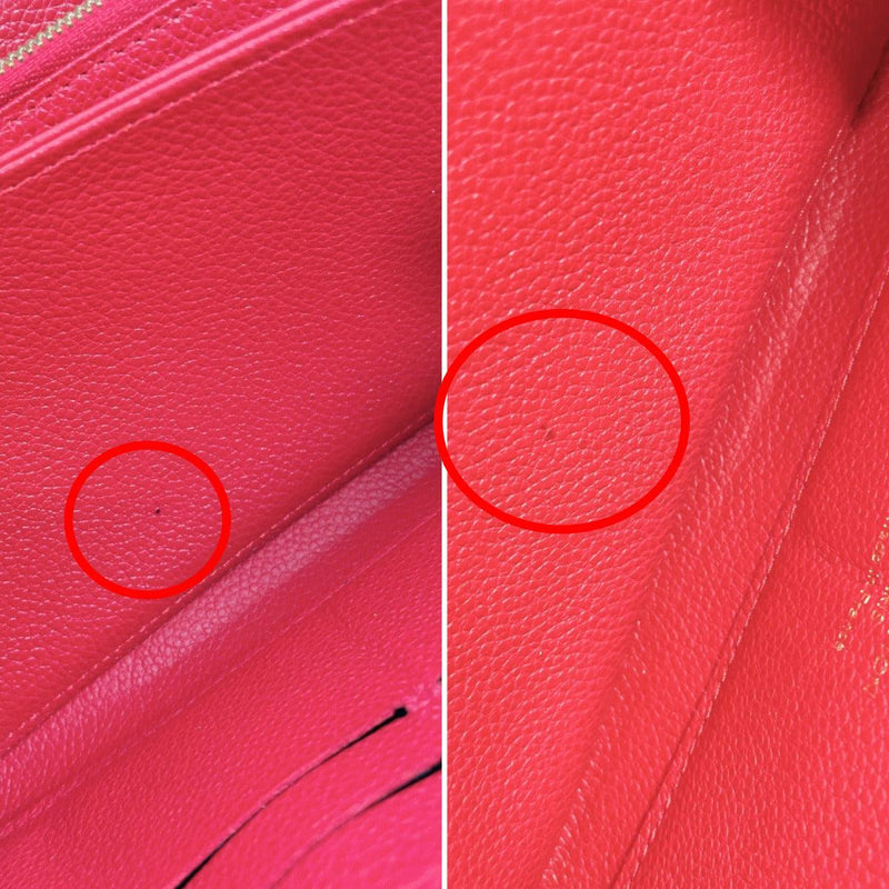 LOUIS VUITTON purse M60737 Zippy wallet Monogram unplant Red Women Used - JP-BRANDS.com