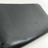 LOUIS VUITTON purse Zippy wallet Epi Leather Black unisex Used