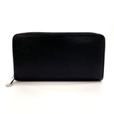 LOUIS VUITTON purse Zippy wallet Epi Leather Black unisex Used