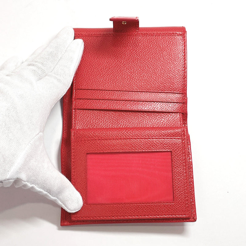 Salvatore Ferragamo wallet 22 C880 Gancini leather Red Women Used