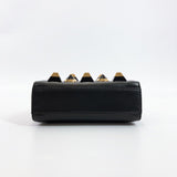 FENDI Shoulder Bag 8M0355 Micro peekaboo studs Gold edition leather black Women New - JP-BRANDS.com