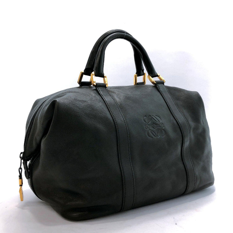 LOEWE Boston bag Vintage mini boston leather black Women Used - JP-BRANDS.com