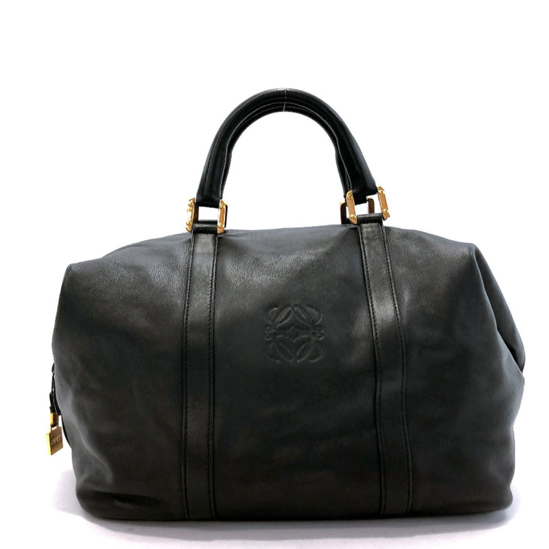LOEWE Boston bag Vintage mini boston leather black Women Used - JP-BRANDS.com