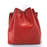 LOUIS VUITTON Shoulder Bag M44107 Petit Noe drawtring Epi Leather Red Castilian red Women Used