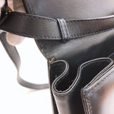 Salvatore Ferragamo Shoulder Bag BA213648 vintage Gancini leather Navy Women Used