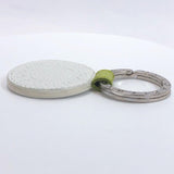 BVLGARI key ring 23’717 Key ring Sterling Silver/leather Silver white mens Used - JP-BRANDS.com