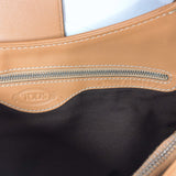 TOD’S Handbag leather/PVC Brown beige Women Used