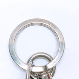 LOUIS VUITTON key ring M67362 LV circle metal Silver black unisex Used - JP-BRANDS.com