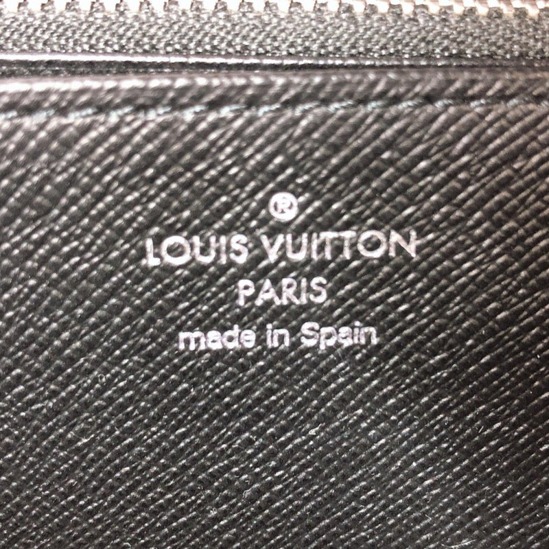 LOUIS VUITTON Louis Vuitton Zippy Wallet M6007N Epielectric Enamel Black  Silver Hardware Women's Men's