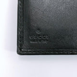 GUCCI Notebook cover 115241.2888 6 hole ring type Sima leather black unisex Used - JP-BRANDS.com