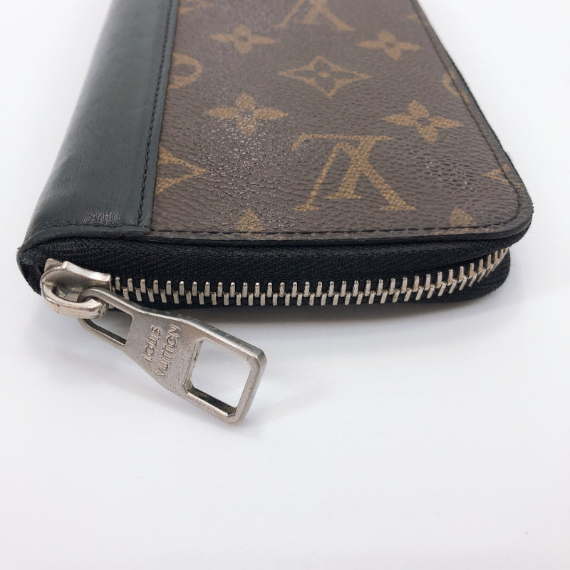 Louis Vuitton Zippy Wallet Vertical Monogram Macassar Brown/Black