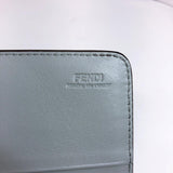 FENDI purse 8M0365 A13J F10XP Logo studs Chain wallet leather blue Ice blue Women New - JP-BRANDS.com
