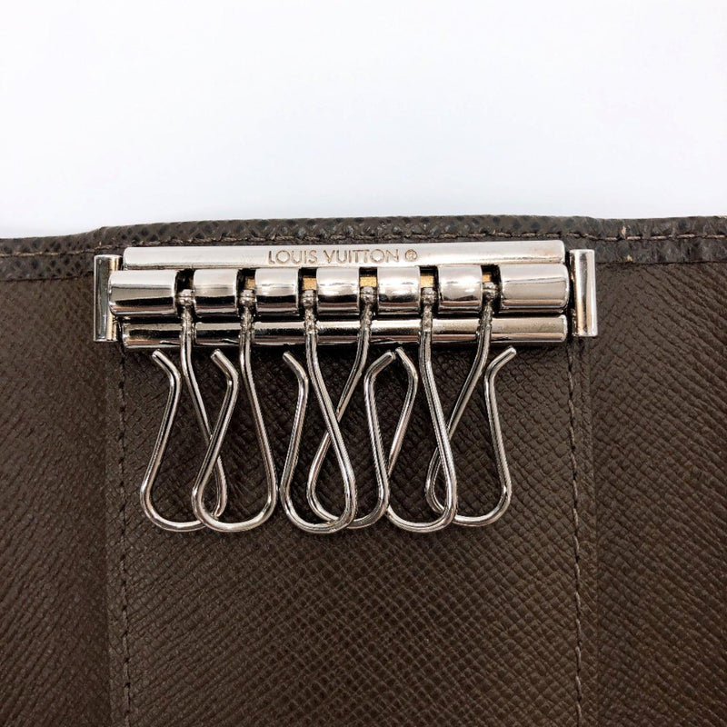 LOUIS VUITTON key holder M30538 six hooks Multicles6 Taiga Brown Grizzly mens Used - JP-BRANDS.com