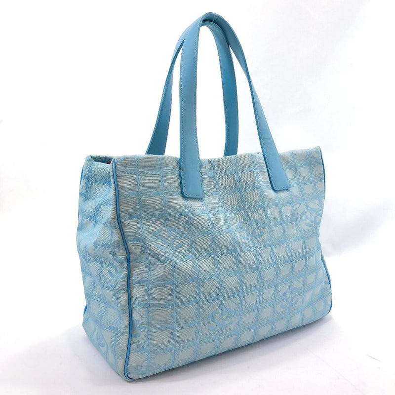 CHANEL Tote Bag New travel line Nylon blue Women Used –