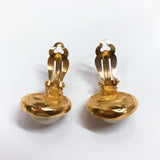 CHANEL Earring Fake pearl vintage metal gold Women Used - JP-BRANDS.com