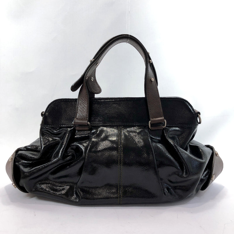 MARNI Handbag 2way Patent leather black Women Used