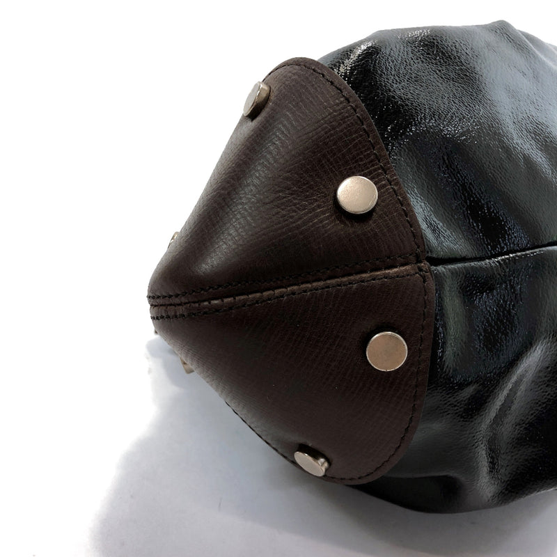 MARNI Handbag 2way Patent leather black Women Used