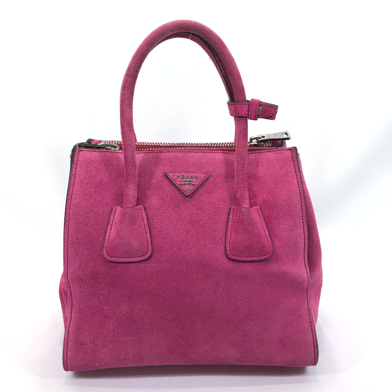 Prada Bright Pink Nylon Tessuto Tote Bag | luxequarter.com