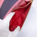 PRADA purse Safiano leather black pink Women Used