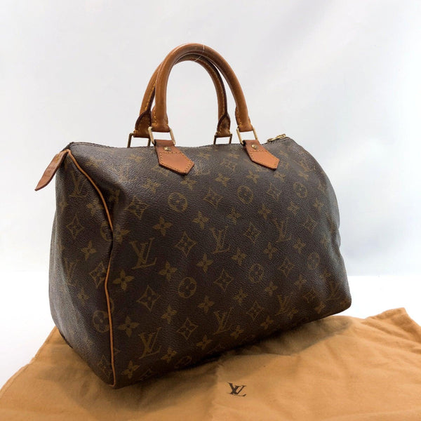 Louis Vuitton Speedy 30 Monogram Mini Boston Bag Hand Bag Brown Canvas  M41526