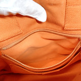 PRADA Tote Bag B2439G Canapa mini canvas Orange Women Used
