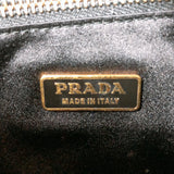 PRADA Shoulder Bag leather black Women Used